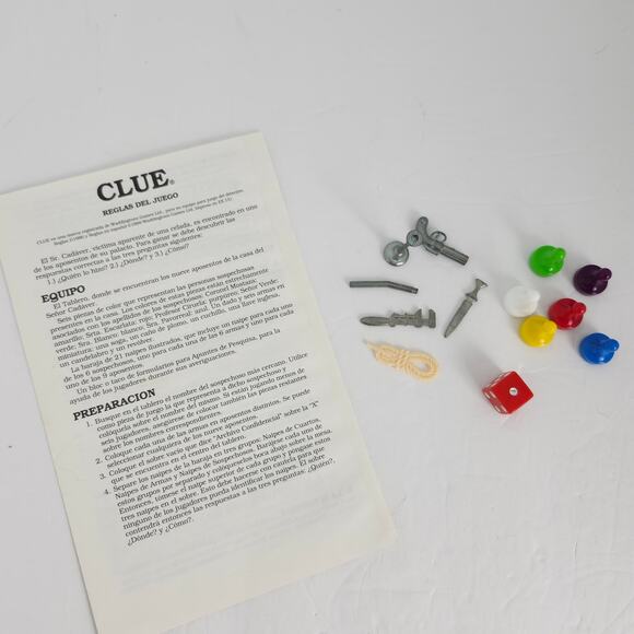 Clue Vintage Classic Board Game 1986 Complete Parker Bros. Game Night Detective - Picture 5 of 16